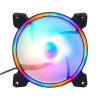 Вентилатор за компютър DeTech 120x120x25mm LED Fan RGB 3pin